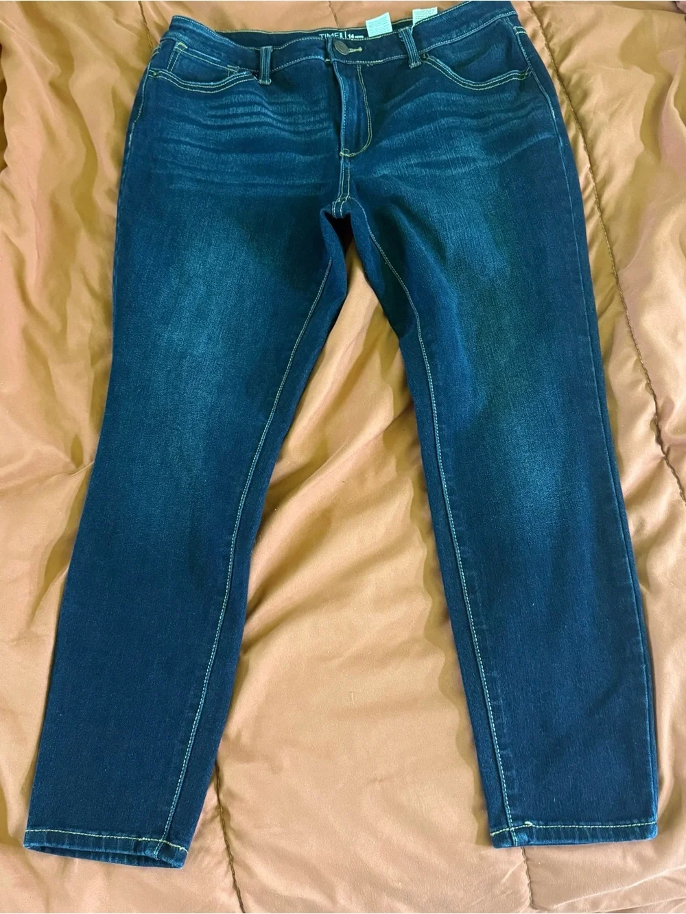 Time and Tru High Rise Skinny Jeans Women’s size 14 petite